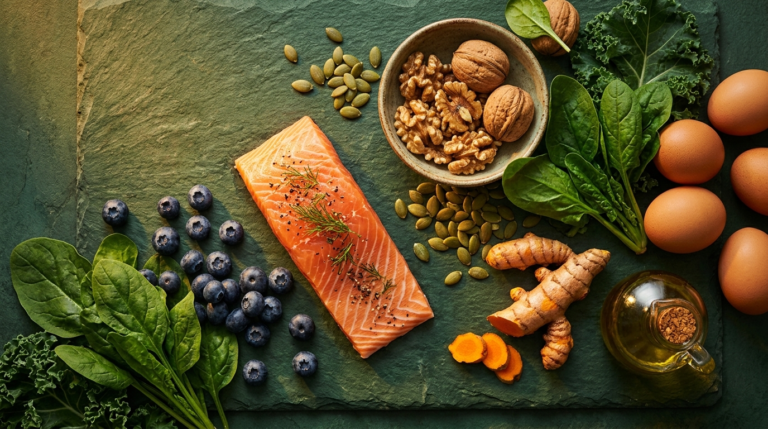 Best supplement for elderly memory loss foods like salmon, blueberries, eggs