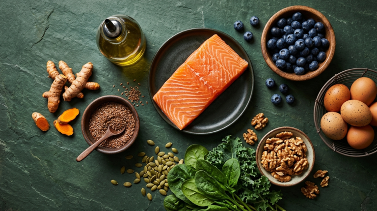 Best supplements for elderly brain health foods like salmon, blueberries, walnuts
